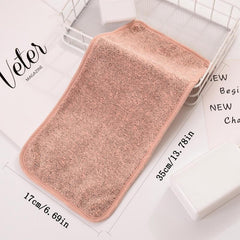 Charcoal Fiber Makeup Remover Towel Soft Antibacterial Face Towel