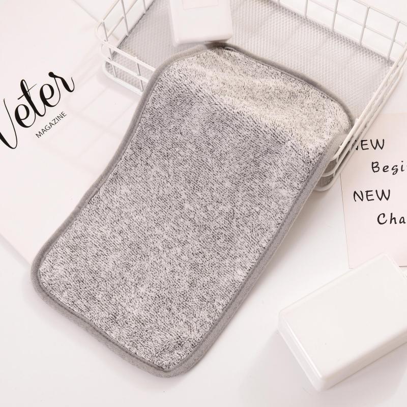 Charcoal Fiber Makeup Remover Towel Soft Antibacterial Face Towel