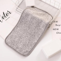 Charcoal Fiber Makeup Remover Towel Soft Antibacterial Face Towel