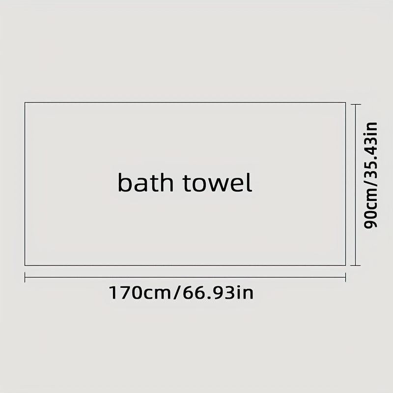 Quick Drying Rabbit Print Bath Towel for Summer Shower Couple Style