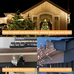 String Lights Hook Cable Light Clip Cord Holder Hanging Siding Hook