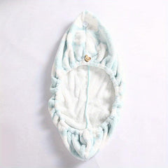Soft Hair Drying Cap Coral Fleece Thickened Hair Towel Bathroom Water Absorbent