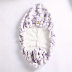 Soft Hair Drying Cap Coral Fleece Thickened Hair Towel Bathroom Water Absorbent
