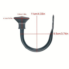 Curtain Holdback Wall Mounted Drapery Tieback Decorative Curtain Holder