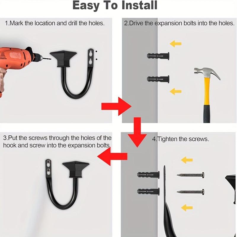 Curtain Holdback Wall Mounted Drapery Tieback Decorative Curtain Holder