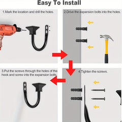 Curtain Holdback Wall Mounted Drapery Tieback Decorative Curtain Holder