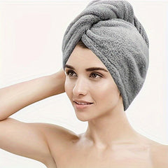 Coral Fleece Headcloth Microfiber Towel Quick Dry Shower Cap