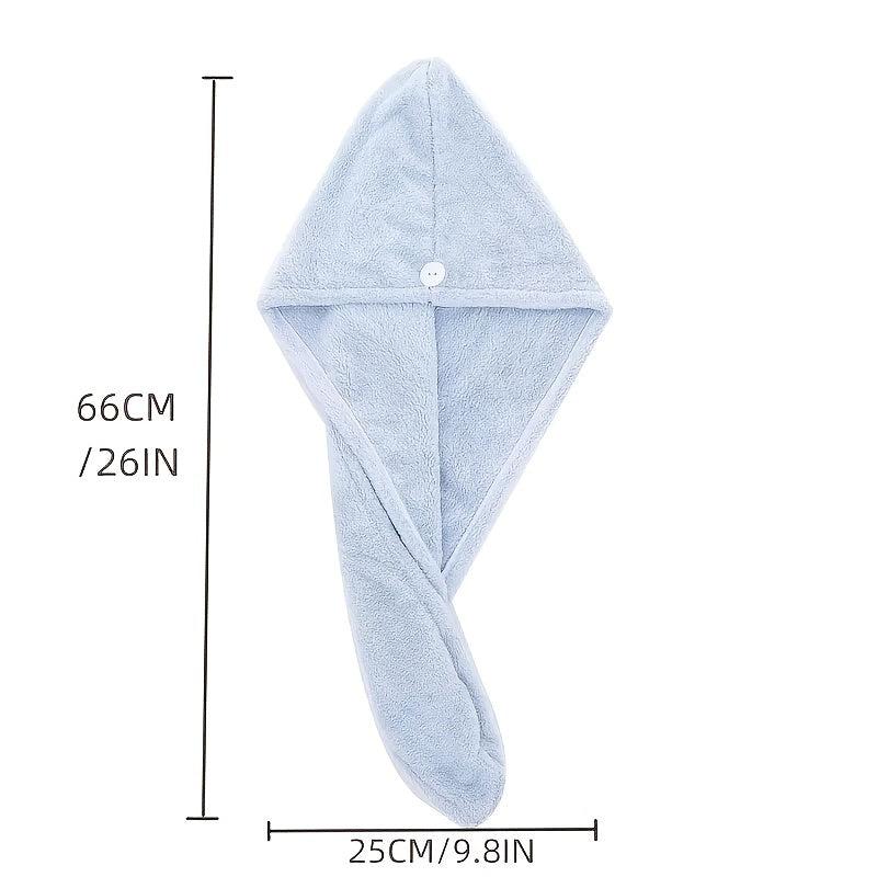 Coral Fleece Headcloth Microfiber Towel Quick Dry Shower Cap
