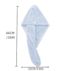 Coral Fleece Headcloth Microfiber Towel Quick Dry Shower Cap