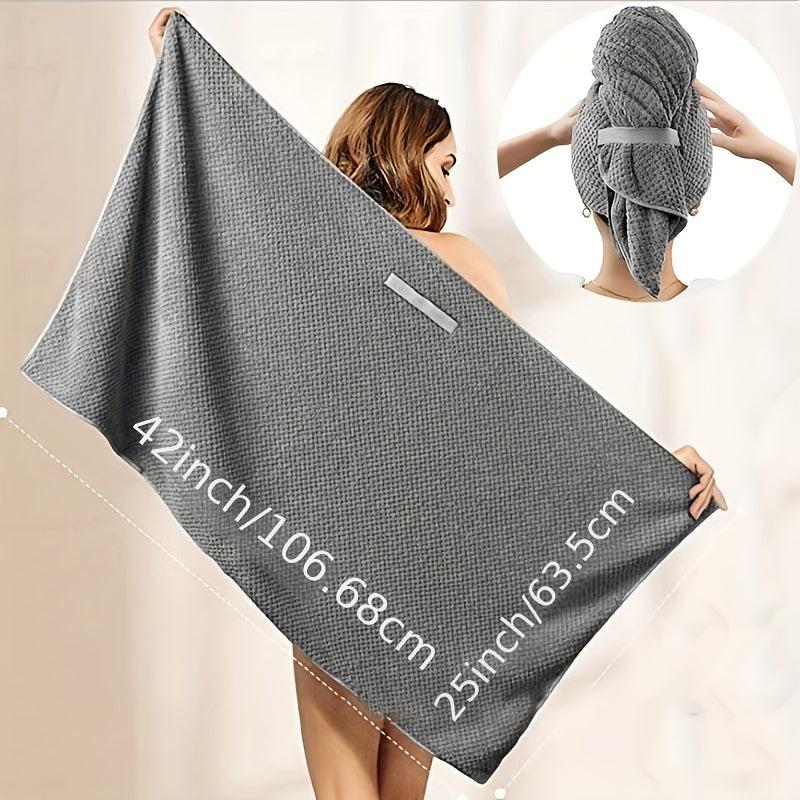 Hair Dry Towel Microfiber Cloth Anti Frizz Quick Dry Headscar