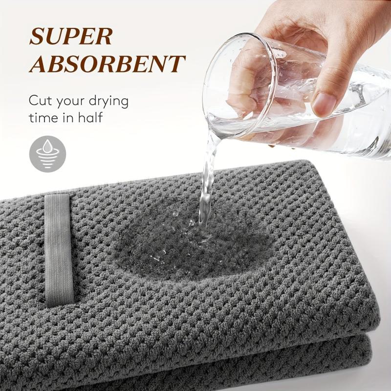 Hair Dry Towel Microfiber Cloth Anti Frizz Quick Dry Headscar