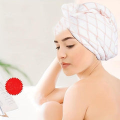 Dry Hair Cap Absorbent Quick Drying Bag Double Layer Thickened Bath Cap