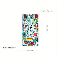 Microfiber Quick Dry Beach Towel Colorful Print for Summer, Adults