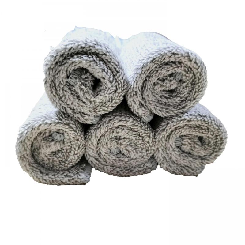 10pcs Microfiber Cleaning Cloths High Water Absorption Washcloths Solid Rags