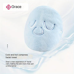Soft Compress Face Towel for Facial Hot Compress - Reusable Mask