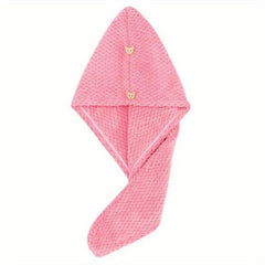 Hair Drying Towel Microfiber Absorbent Dry Hair Hat Bath Hair Cap