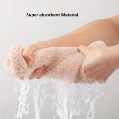 Hair Drying Towel Microfiber Absorbent Dry Hair Hat Bath Hair Cap