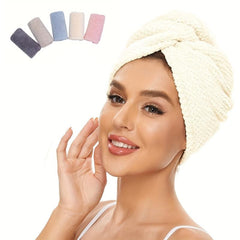 Hair Drying Towel Microfiber Absorbent Dry Hair Hat Bath Hair Cap