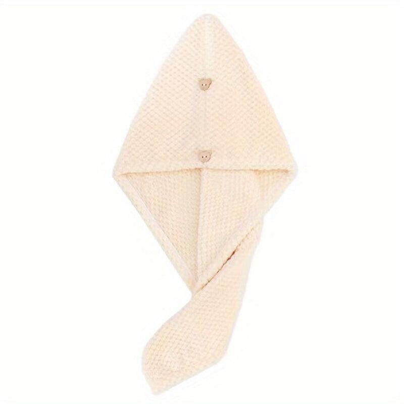 Hair Drying Towel Microfiber Absorbent Dry Hair Hat Bath Hair Cap