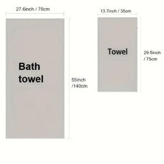 Soft Striped Hand Towel Quick Drying Absorbent Towel