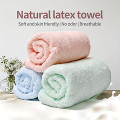 Soft Natural Latex Towels for Household Use