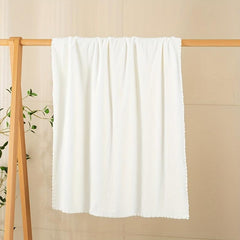 Soft Coral Fleece Bath Towel - Skin friendly Solid Absorbent Towel for Bathroom