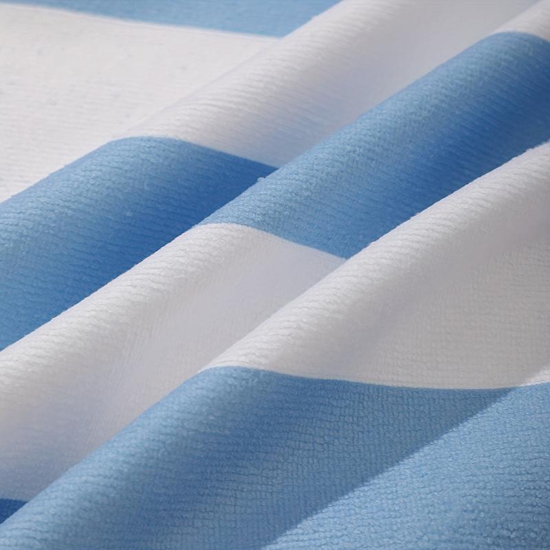 Striped Beach Towel Quick Drying Lightweight Sports Towel