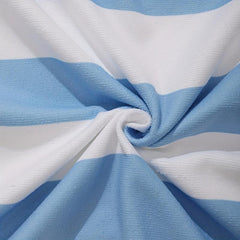 Striped Beach Towel Quick Drying Lightweight Sports Towel