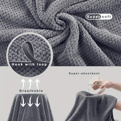 Absorbent Microfiber Bath Sheet Oversized Towels 35x70