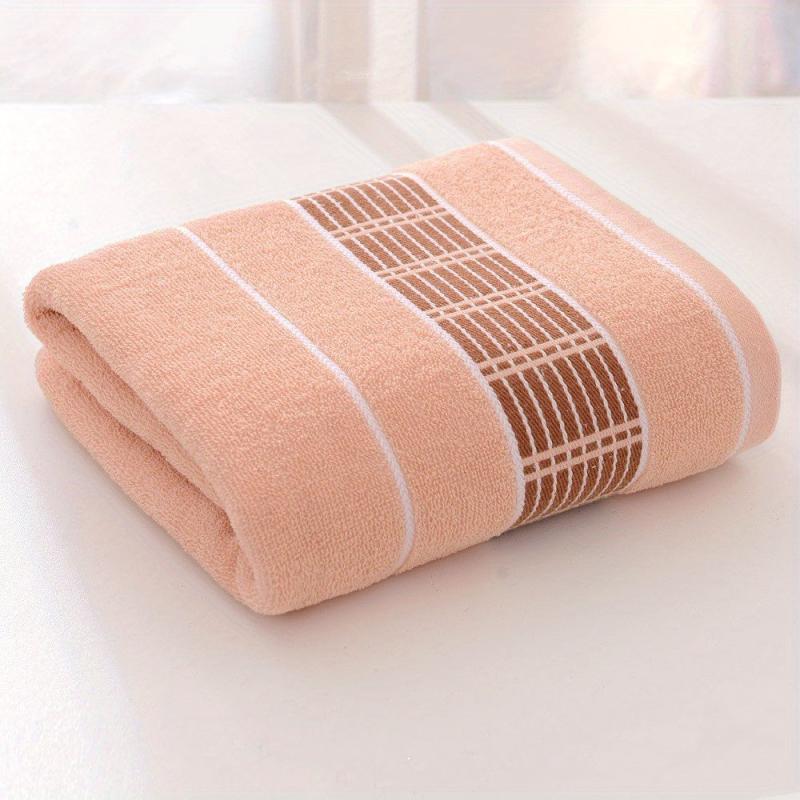 Soft Skin-friendly Bath Towel Absorbent Plain Towel 27x55in