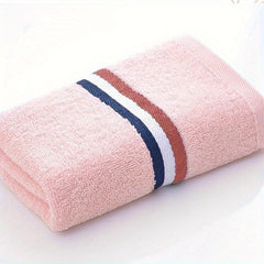 3pcs Striped Hand Towel Coral Fleece Soft Skin-friendly Hand Towel