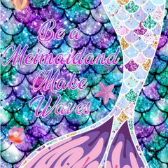 Mermaid Tail Pattern Beach Towel Quick Dry Sand Absorbent Soft Outdoor Travel
