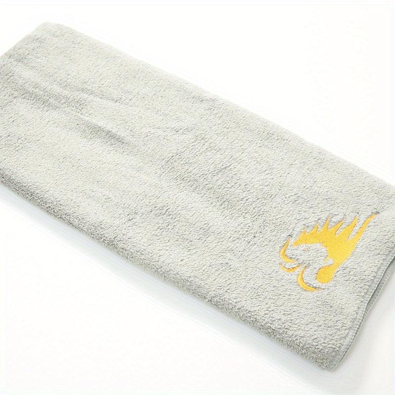 1pc Animals Embroidered Hand Towel Bath Towel Soft Skin friendly Face Towel