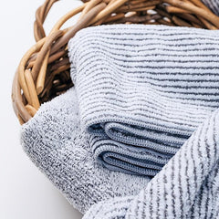 2pcs Antibacterial Bamboo Charcoal Hair Towels
