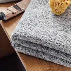 2pcs Antibacterial Bamboo Charcoal Hair Towels
