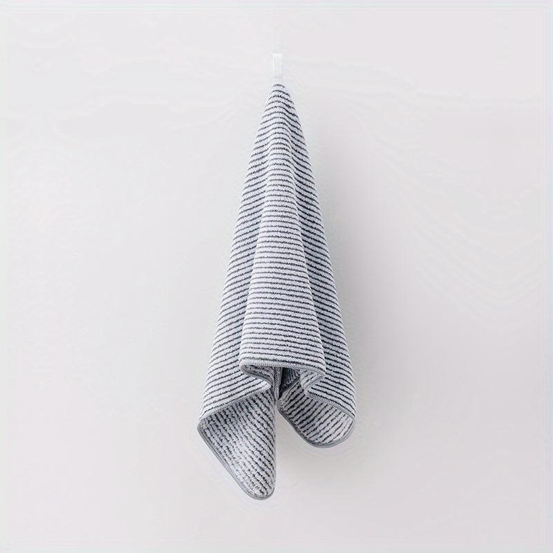 2pcs Antibacterial Bamboo Charcoal Hair Towels