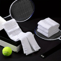 Football Sports Towel Cotton With Hook & Loop Closure Gym Towel