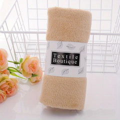 Soft Coral Velvet Towel, Absorbent Face Wash Towel, 30 x 59, Bathroom Supplies