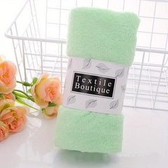 Soft Coral Velvet Towel, Absorbent Face Wash Towel, 30 x 59, Bathroom Supplies