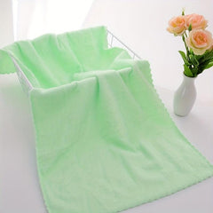 Soft Coral Velvet Towel, Absorbent Face Wash Towel, 30 x 59, Bathroom Supplies