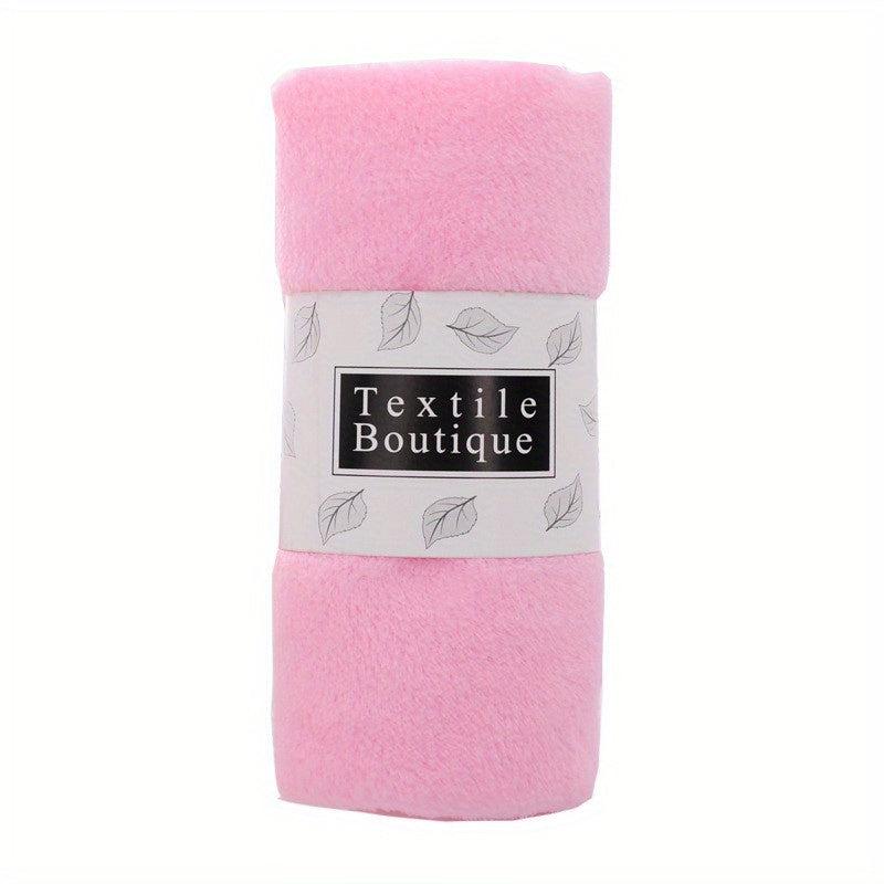 Soft Coral Velvet Towel, Absorbent Face Wash Towel, 30 x 59, Bathroom Supplies