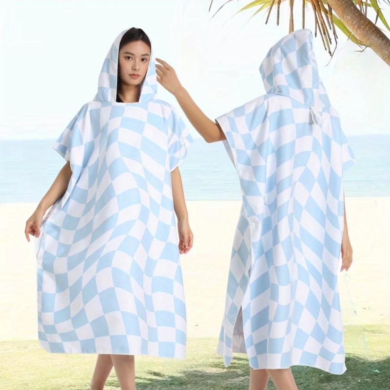 Women's Quick Dry Hooded Towel Lightweight Bathrobe for Spa & Bathroom