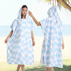 Women's Quick Dry Hooded Towel Lightweight Bathrobe for Spa & Bathroom