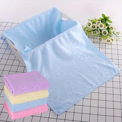 Bear & Flower Printed Hand Towel Household Soft Skin friendly Face Towel