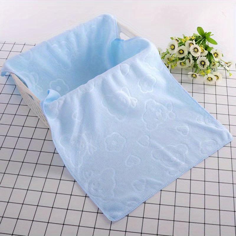 Bear & Flower Printed Hand Towel Household Soft Skin friendly Face Towel