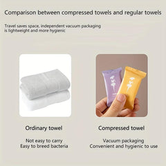 14pcs Disposable Compressed Towel Face Wash Towel Thickened Cotton Travel Towels