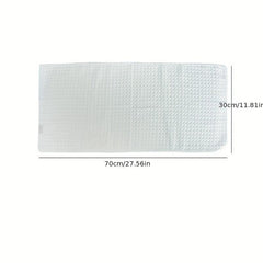 Soft Waffle Gridding Hand Towel 11.81''x27.56'' Solid Absorbent Household Wipe