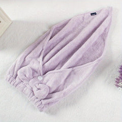Coral Fleece Hair Drying Towel for Women Quick Drying Shower Cap