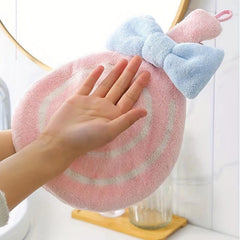 Lollipop Hand Towel Coral Fleece Absorbent Wipe Cloth