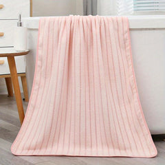 Coral Fleece Bath Towel Absorbent Non-shedding 27.55x55.11 inch